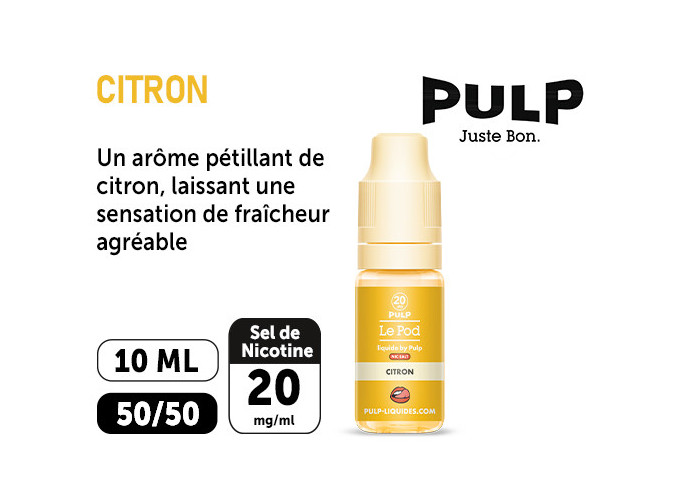 PULP LE POD CITRON 10 ML  20 MG ML