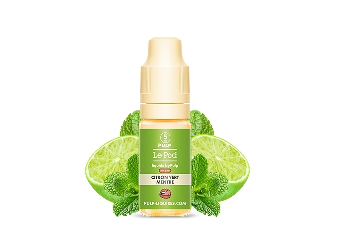 PULP LE POD CITRON VERT MENTHE 10 ML  05 MG ML