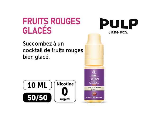 PULP LE POD FRUIT ROUGE GLACÉ 10 ML  00 MG ML