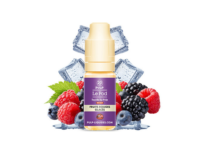 PULP LE POD FRUIT ROUGE GLACÉ 10 ML  20 MG ML