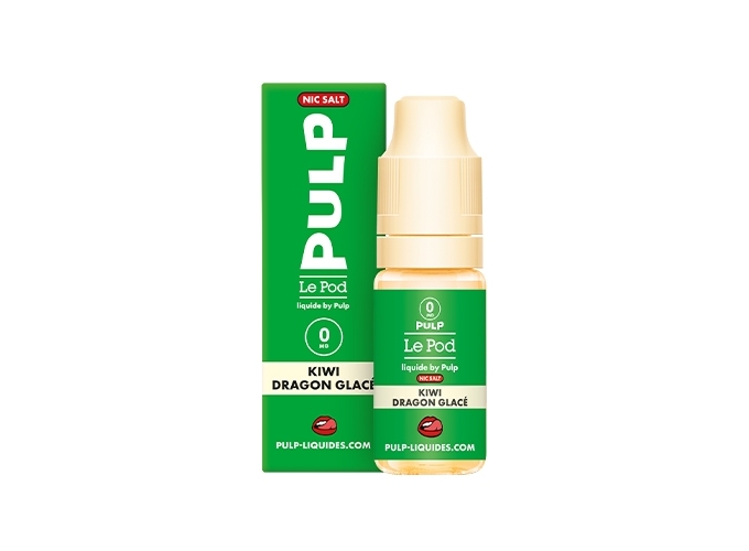 PULP LE POD KIWI DRAGON GLACÉ 10 ML  00 MG ML