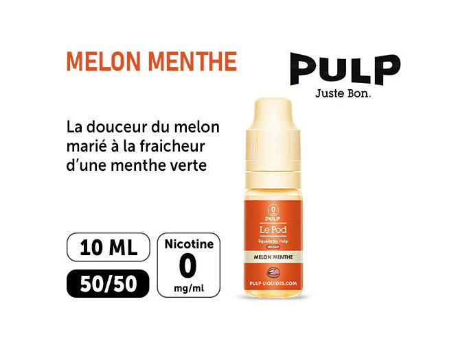 PULP LE POD MELON MENTHE  10 ML 00 MG ML
