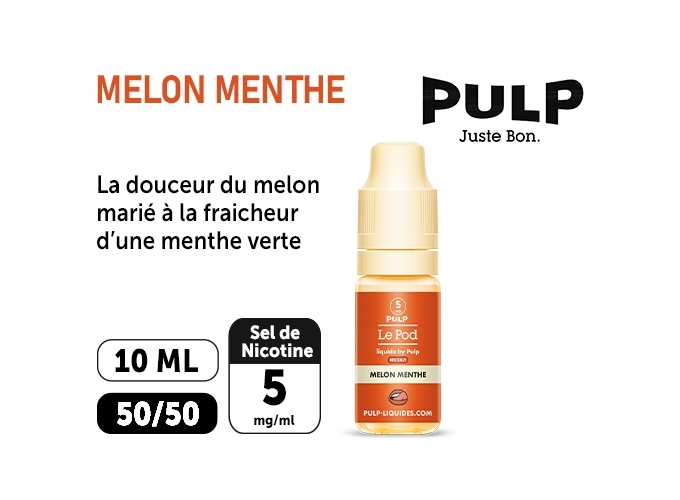 PULP LE POD MELON MENTHE  10 ML 05 MG ML