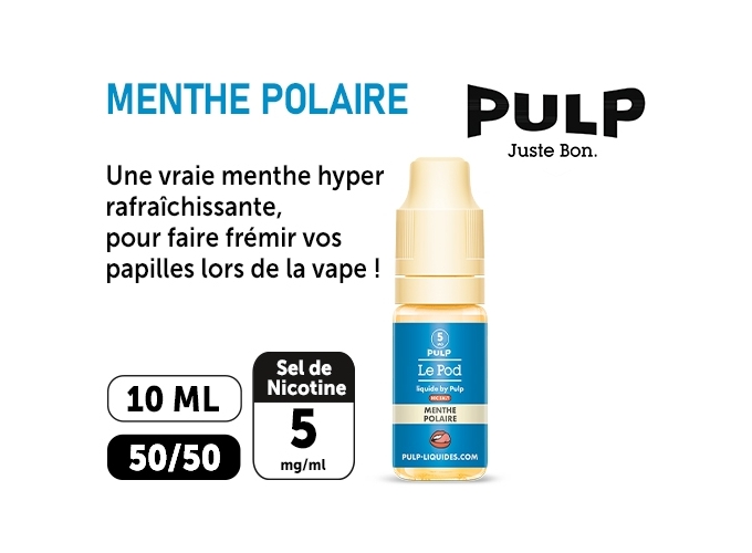 PULP LE POD  MENTHE POLAIRE  10 ML 05 MG ML