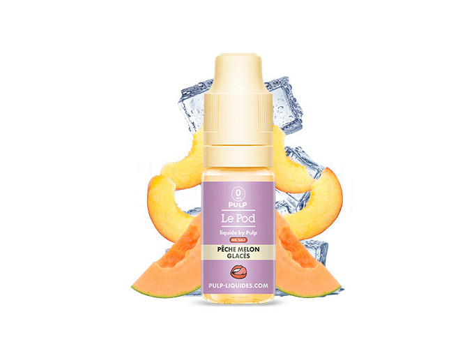 PULP LE POD  PECHE MELON GLACÉ  10 ML 00 MG ML