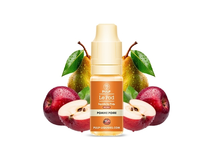 PULP LE POD  POMME POIRE  10 ML 15 MG ML