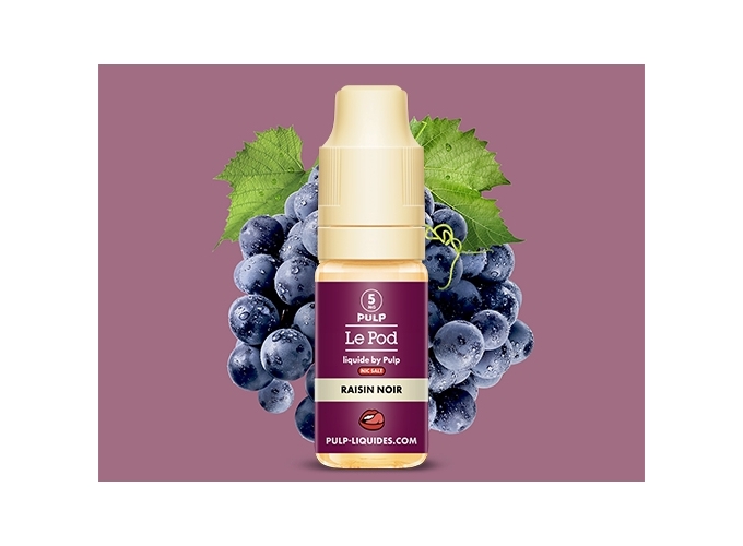 PULP LE POD RAISIN NOIR 10 ML  05 MG ML