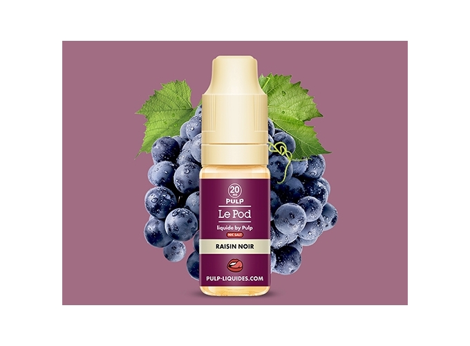 PULP LE POD RAISIN NOIR 10 ML  20 MG ML