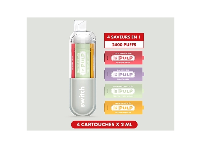 PULP STARTER KIT SWITCH GRISE 20 MG