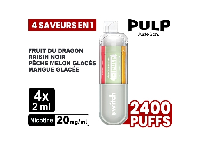 PULP STARTER KIT SWITCH GRISE 20 MG