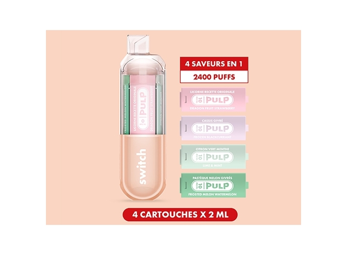 PULP STARTER KIT SWITCH ROSE 00 MG