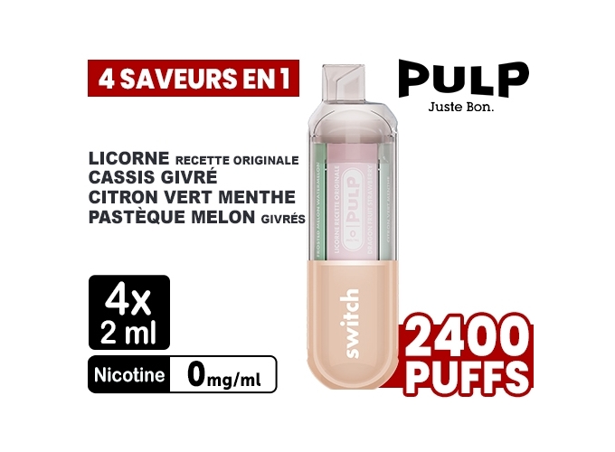 PULP STARTER KIT SWITCH ROSE 00 MG
