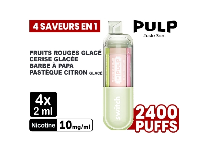 PULP STARTER KIT SWITCH VERTE 10 MG