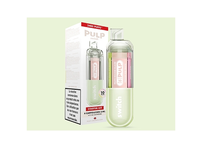 PULP STARTER KIT SWITCH VERTE 10 MG