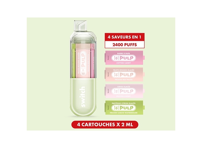 PULP STARTER KIT SWITCH VERTE 20 MG