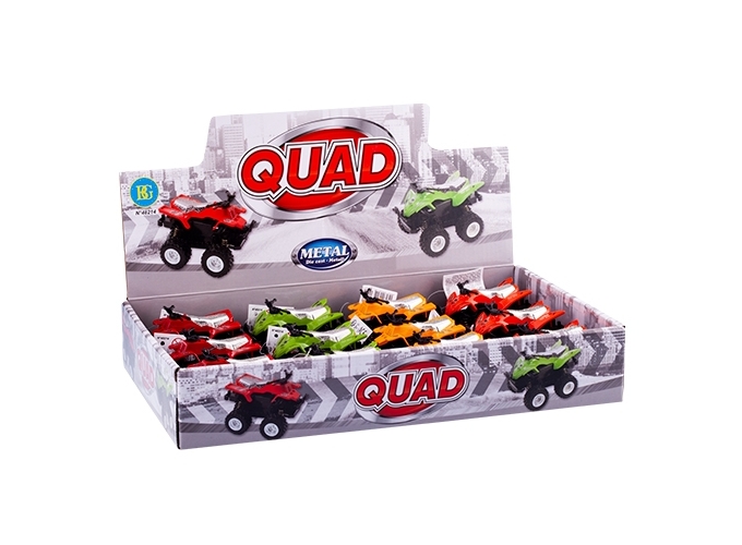 QUAD FRICTION METAL 8CM 4COUL. ASS. (PR.12)