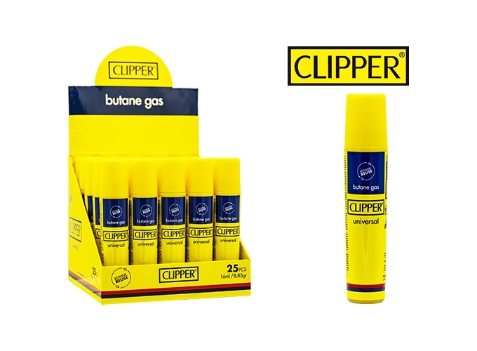 RECHARGE GAZ 16ML CLIPPER  (25)