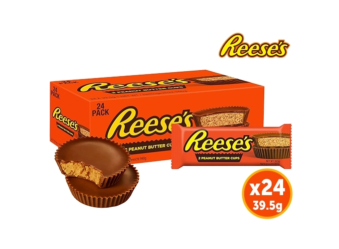 REESE'S PEANUT BUTTER 2 CUPS 39.5g  (BTE 24)