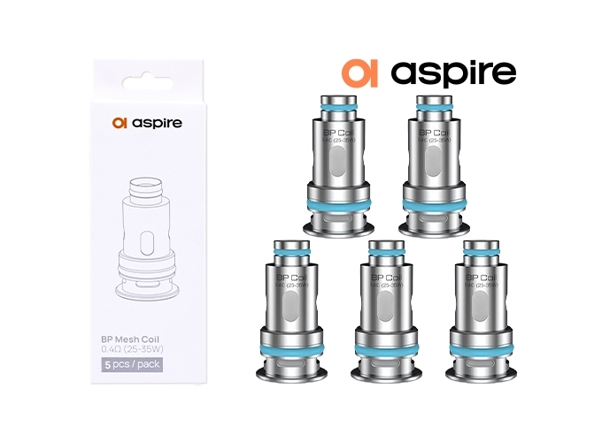 RESISTANCE BP POUR BP 80 ASPIRE PRO 0.4 ohm (5)