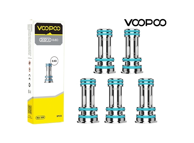 RESISTANCES PNP X V2 0.8 ohm VOOPOO (5)