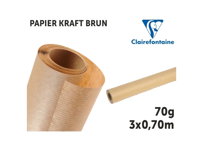 RLX. PAP. KRAFT 70g BRUN 0,70 X 3,00 MS (60)