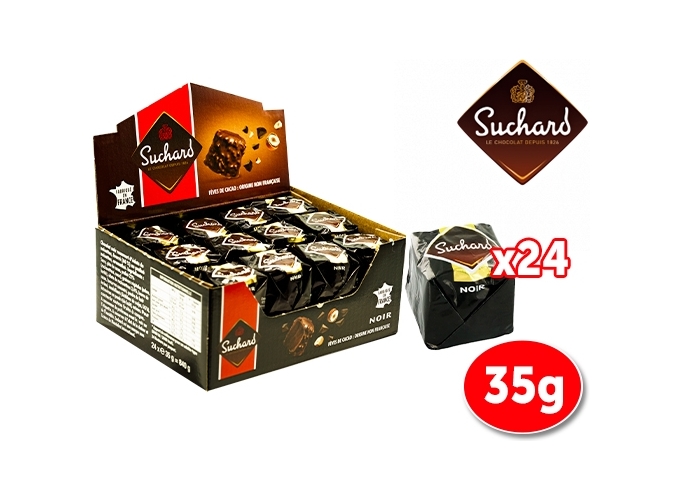 ROCHER SUCHARD 35g NOIR (BTE.24)