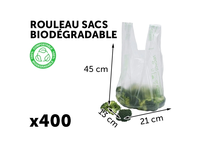 ROULEAU 400 SACS BIODEGRADABLES 21x13x45cm (1)