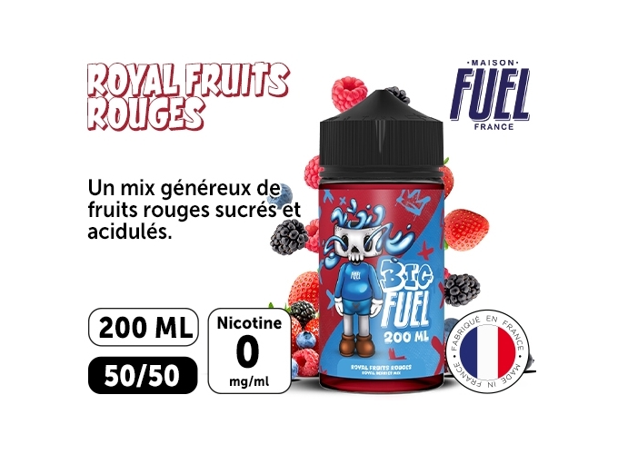 ROYAL FRUITS ROUGES 200 ML BIG FUEL LIQUIDE