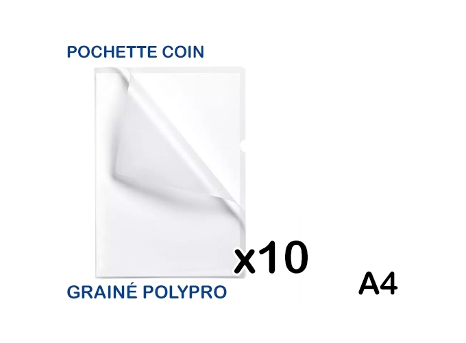 SACH 10 POCH. COIN 297X210 POLYP. INCOL.(50)