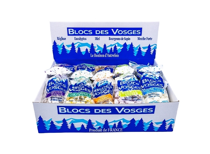 SACH. BLOC DES VOSGES 125g 5 PARF. ASS. (PRES.30)