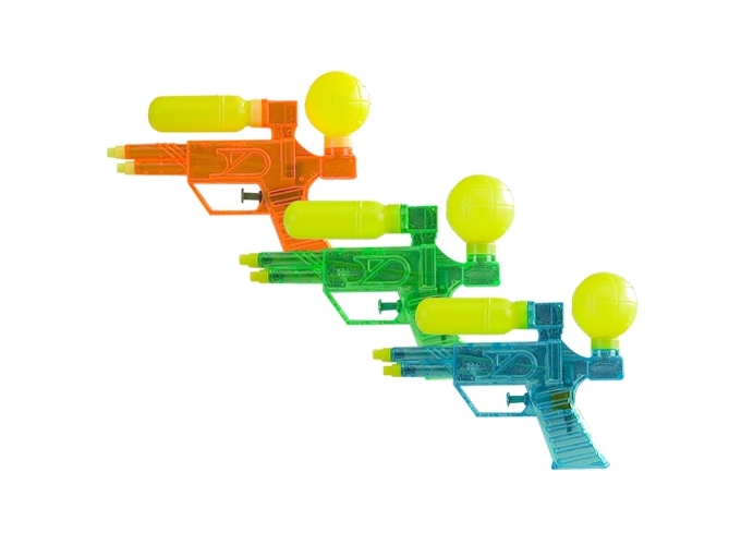 SACH. CAV.PISTOLET EAU 20CM 2 RESERVOIRS ASS. (72)