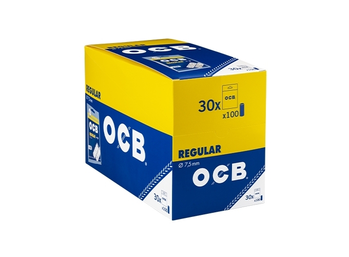 SACHET 100 BOUTS FILTRE OCB STAND. 7.5mm (BTE.30)