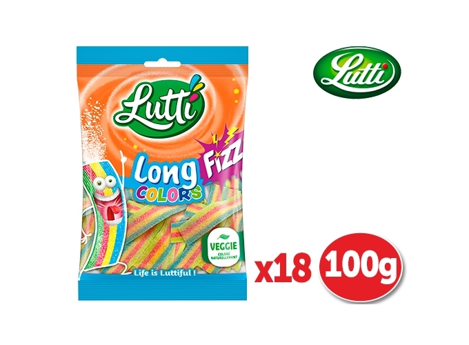 SACHET 100G LONG FIZZ COLORS (CART.18)