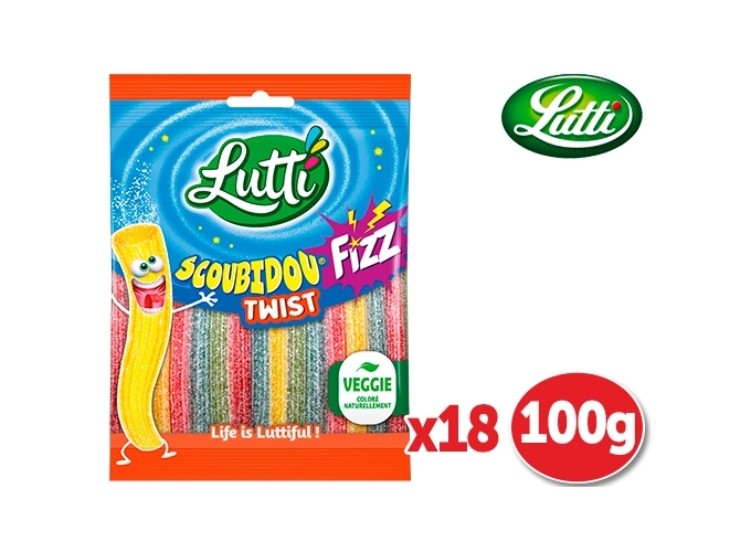 SACHET 100G SCOUBIDOU FIZZ TWIST (CART.18)