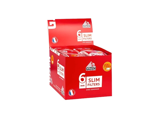 SACHET 150 FILTRES GIZEH SLIM 6mm (20)