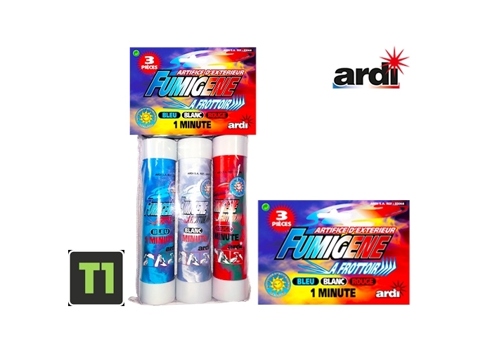 SACHET 3 FUMIGENES K2 A FROTTOIR D'1 MIN  (1)