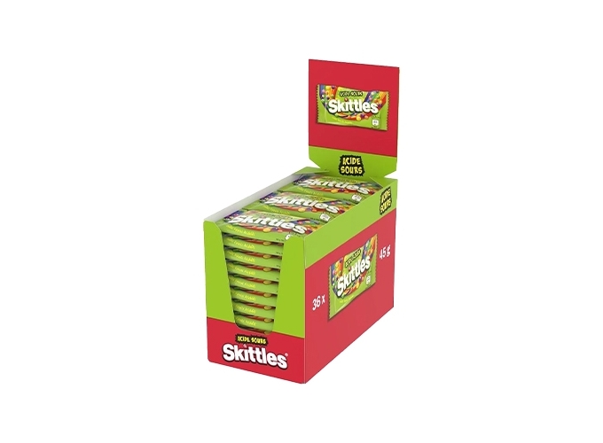 SACHET 45g SKITTLES CRAZY SOURS (BTE.36)