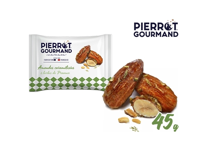 SACHET 45GR AMANDE CARAMEL HERBE DE PROVENCE (12)