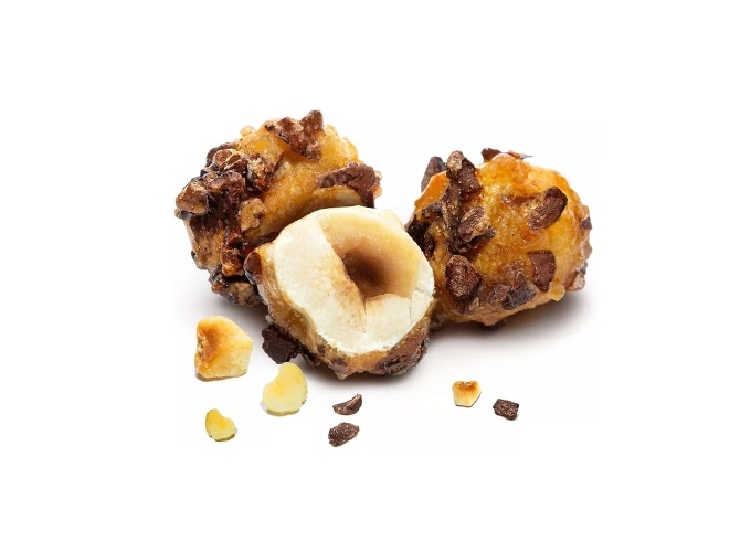 SACHET 45GR NOISETTE CARAMEL ECLATS CACAO (12)