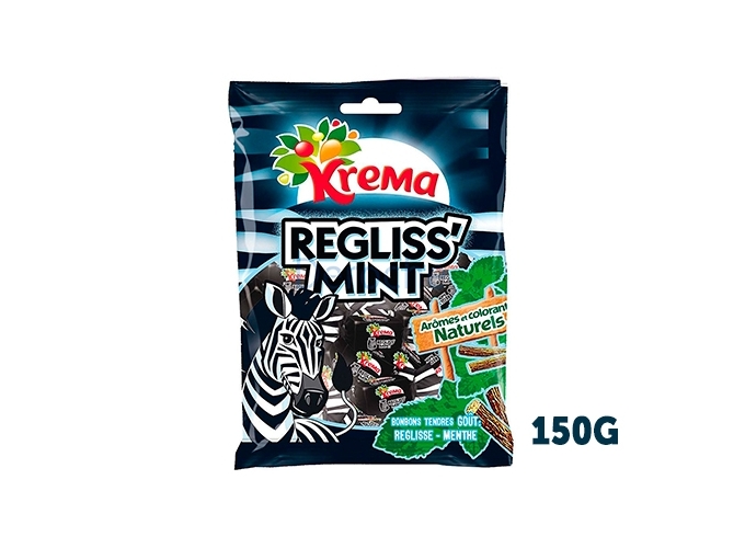 SACHET BONBONS KREMA REGLISS'MINT 150g (12)