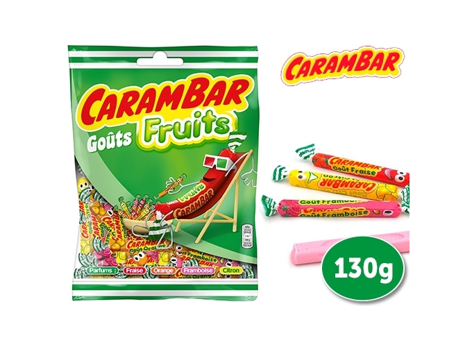 SACHET CARAMBAR FRUITS 130G (24)
