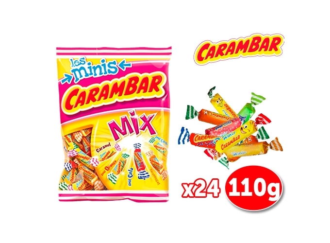 SACHET CARAMBAR MINI MIX 110G (24)