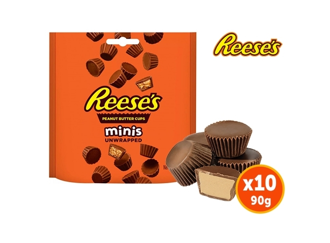 SACHET MINI REESE'S PEANUT BUTTER 90g  (BTE 10)