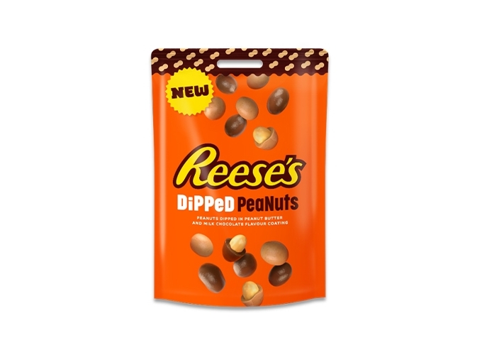 SACHET REESE'S DIPPED PEANUTS BUTTER 90g  (BTE 10)