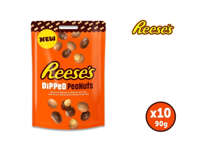 SACHET REESE'S DIPPED PEANUTS BUTTER 90g  (BTE 10)