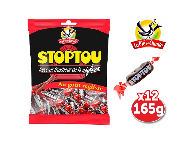 SACHET STOPTOU REGLISSE 165g (12)