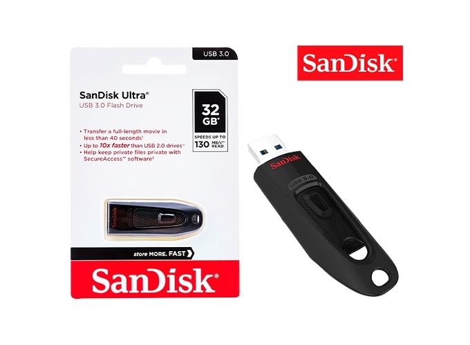 SanDisk Cle Memoire 32 Go  ULTRA USB 3.0   100MB