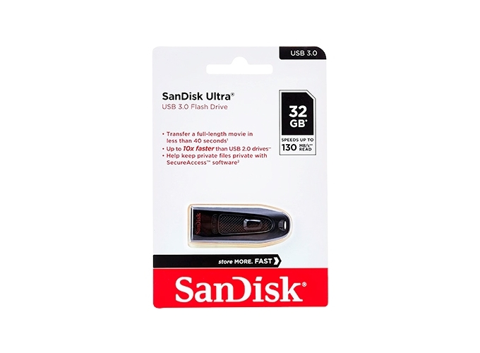 SanDisk Cle Memoire 32 Go  ULTRA USB 3.0   100MB