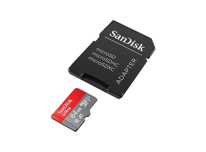 SANDISK Micro SD Ultra 64Go classe 10 avec adapt
