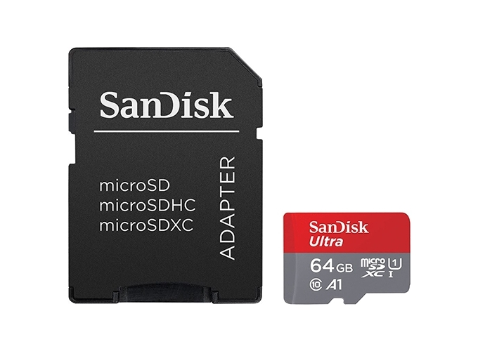 SANDISK Micro SD Ultra 64Go classe 10 avec adapt